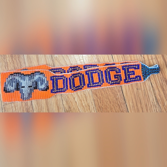 Dodge Beaded Keychain - Picture 1 of 1